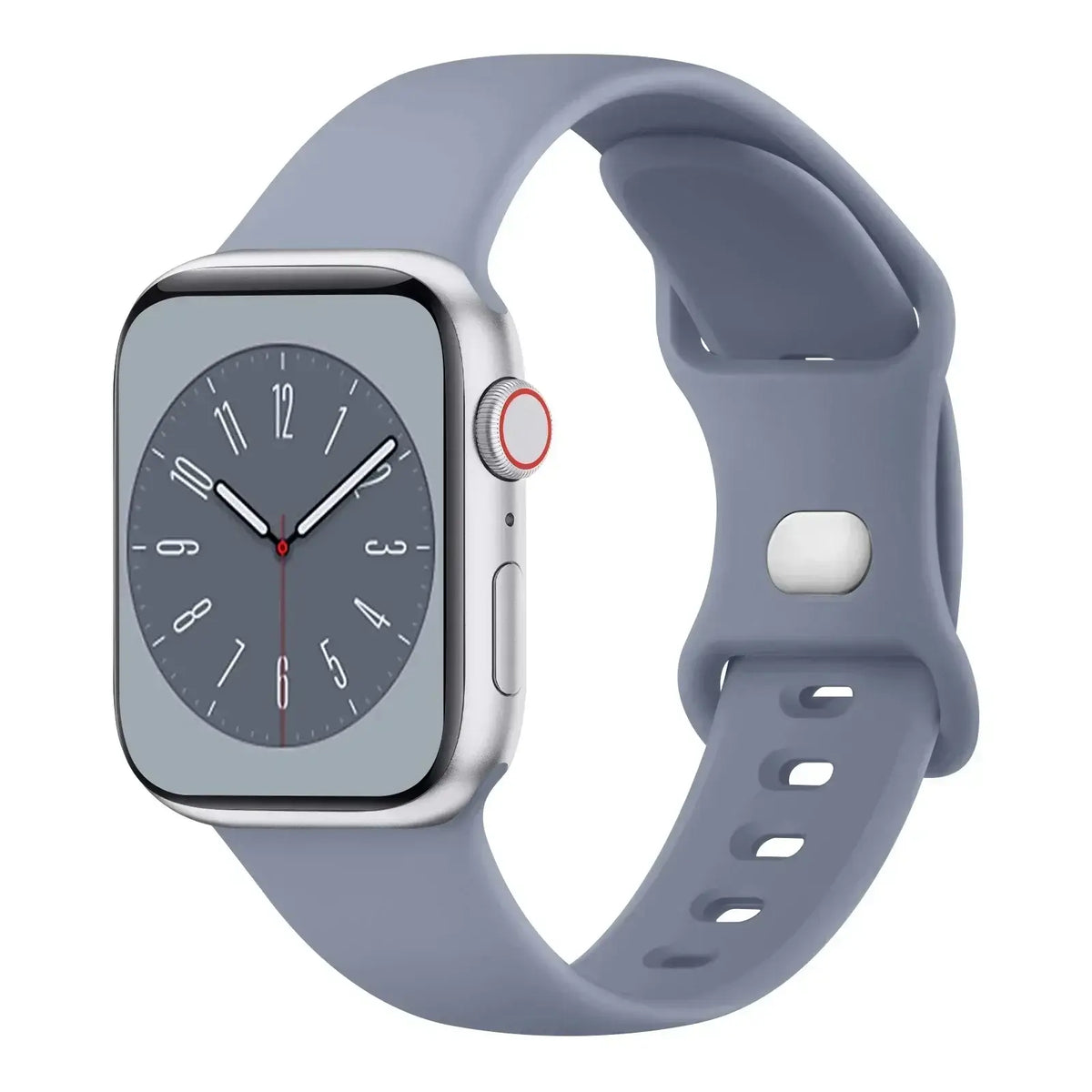 Silikon-Smartwatch-Armband – atmungsaktives, flexibles, verstellbares und komfortables Uhrenarmband – für alle Handgelenkgrößen | Sansoti