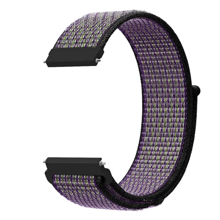 Verstellbares Nylon-Sportarmband für Smartwatches, 20 mm, 22 mm, atmungsaktives Armband, Sportuhr, leicht, Fitness | Sansoti