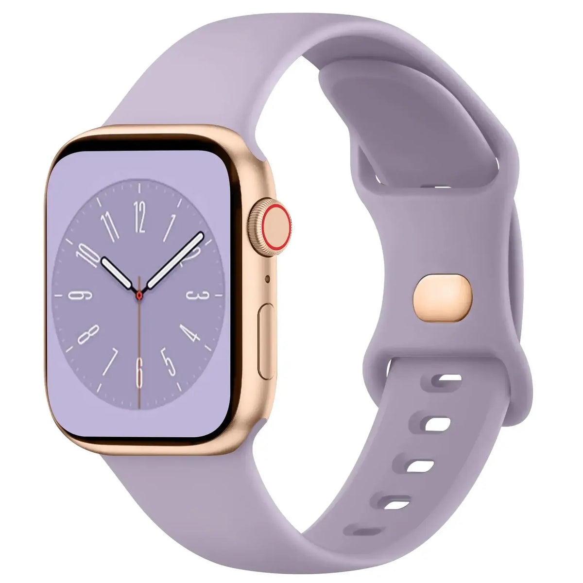 Silikon-Smartwatch-Armband – atmungsaktives, flexibles, verstellbares und komfortables Uhrenarmband – für alle Handgelenkgrößen | Sansoti