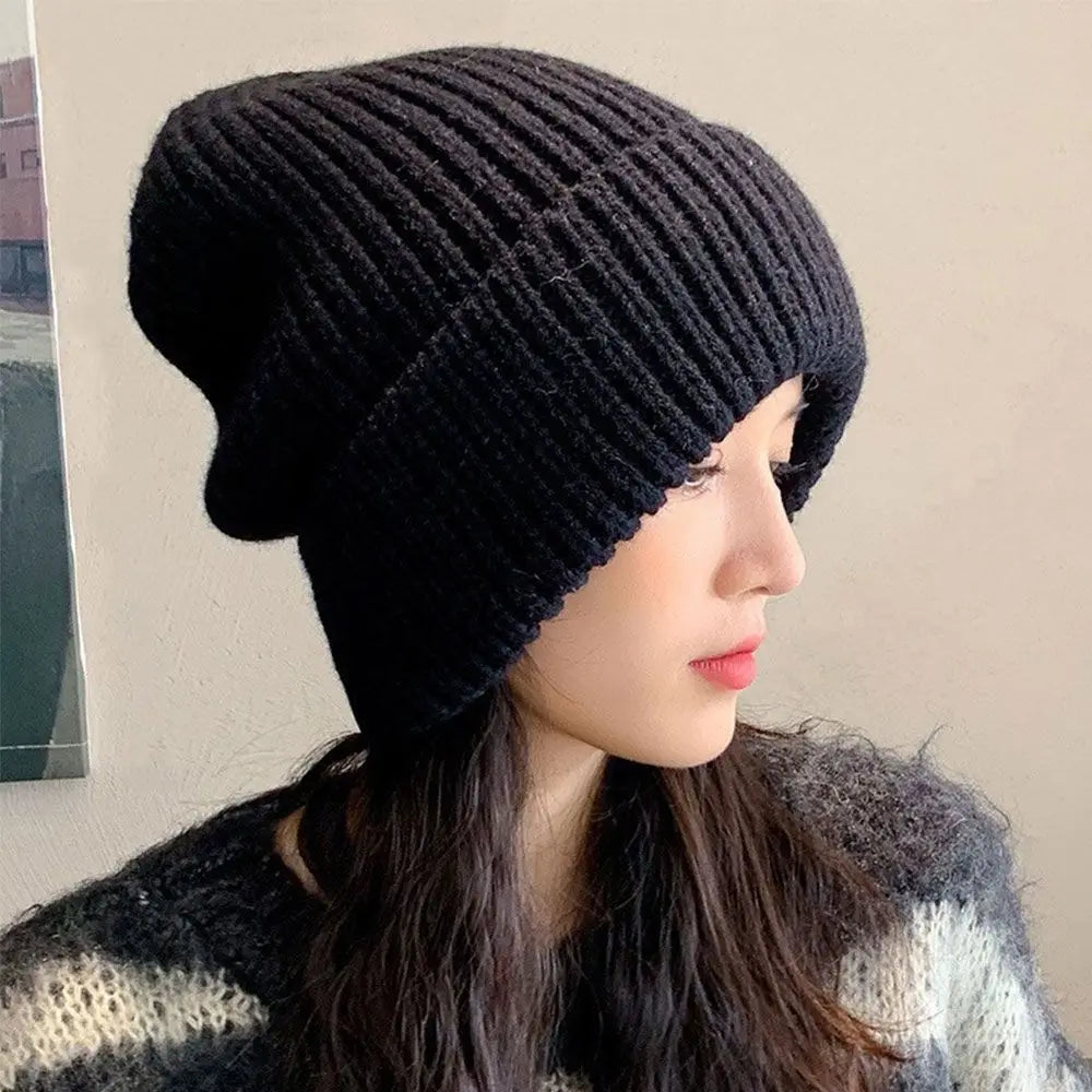 Winter Casual Warme Hoeden Effen Kleur Hiphop Unisex Vrouwelijke Beanie Caps Mode Schattige Gebreide Mutsen Muts