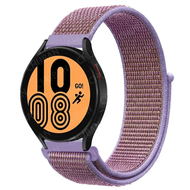 Nylonowy pasek sportowy do smartwatcha 20mm 22mm Oddychający Lekki Pasek typu Loop na nadgarstek Regulowany Trening Fitness | Sansoti