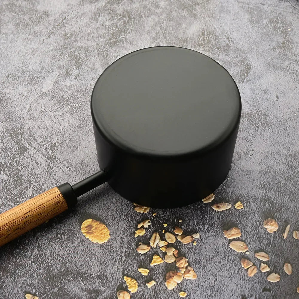 Rustiek Edelstalen Maatlepelset 8-Delig met Houten Handgrepen voor Keuken en Bakken | Sansoti
