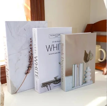 Décoration table basse Ensemble de 3 livres Design pliable Table basse style | Restfield