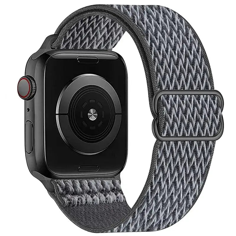 Elastisches Nylon-Smartwatch-Armband Austauschbar Komfortabel Langlebig Sportlich Aktiv | Sansoti
