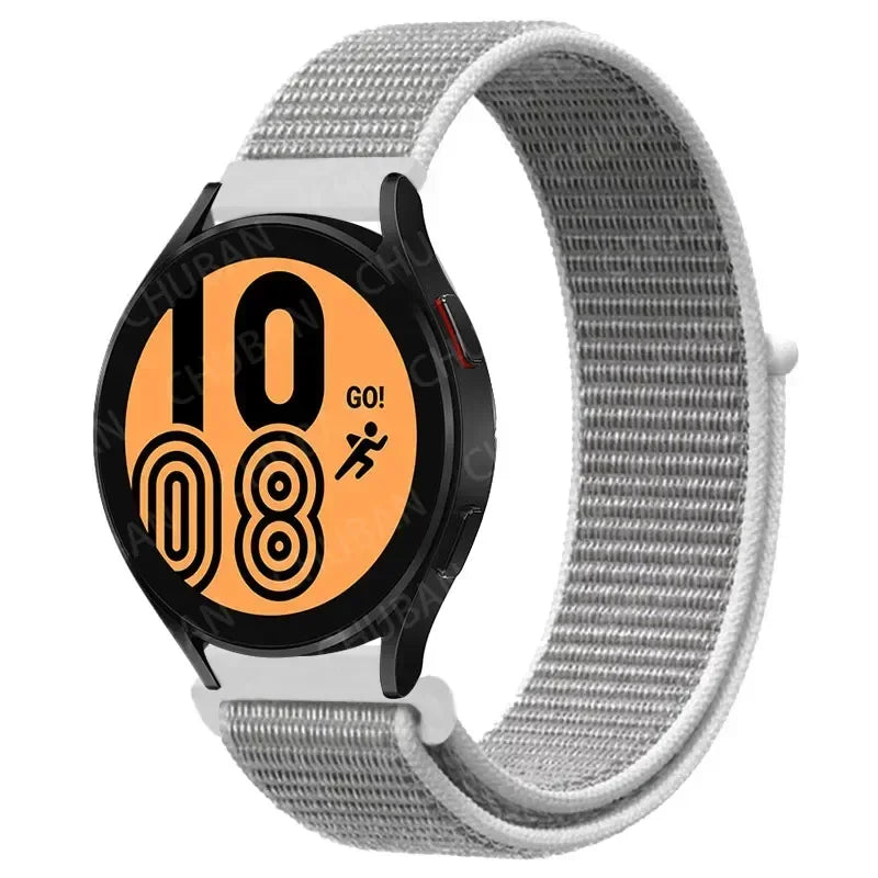 Nylonowy pasek sportowy do smartwatcha 20mm 22mm Oddychający Lekki Pasek typu Loop na nadgarstek Regulowany Trening Fitness | Sansoti