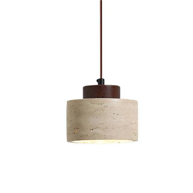 Wandleuchte Marmor Alabaster Rund LED 3000K Travertin Nordic Design | Restfield