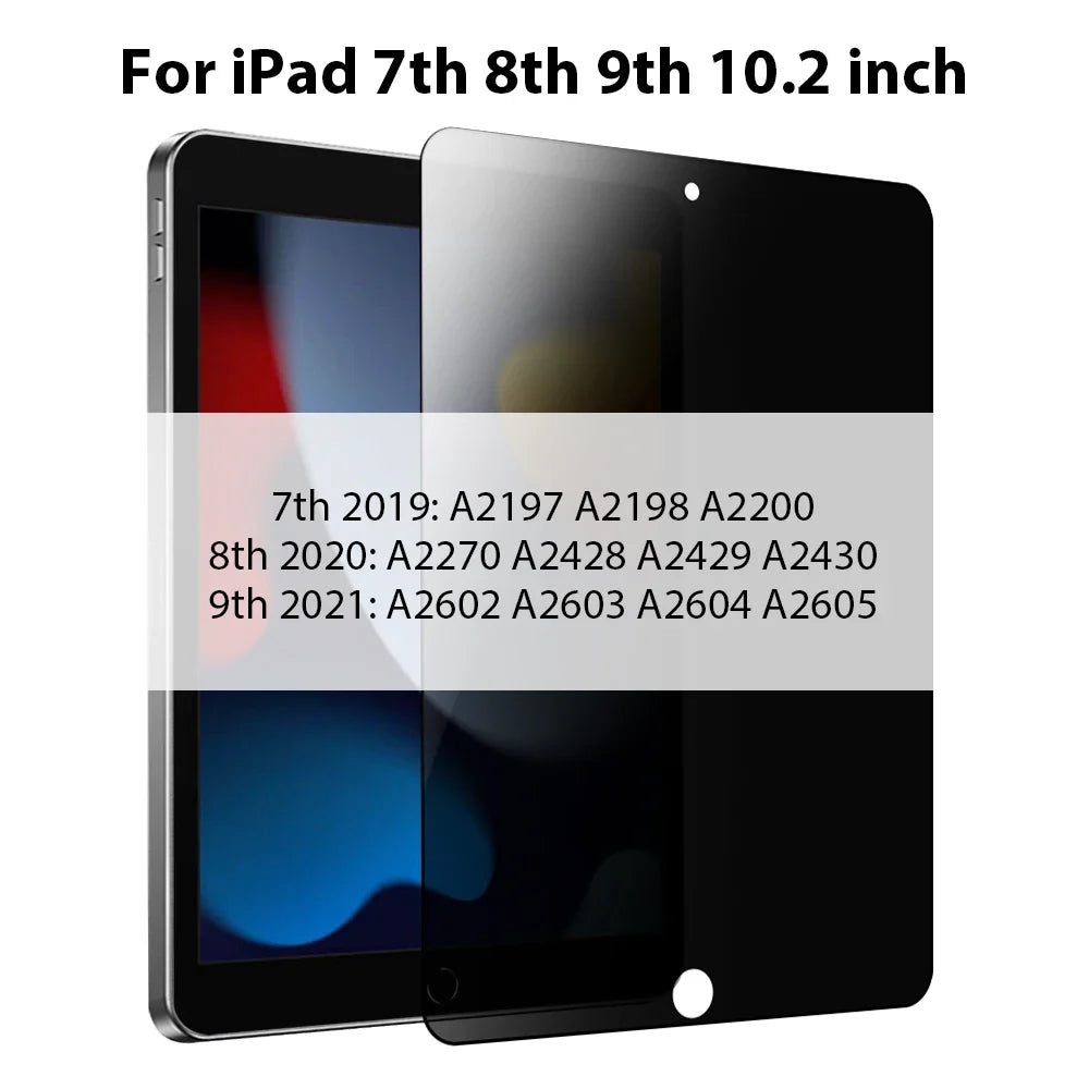 Privacy Screen Protector Tempered Glass for iPad - Side-Angle Protection Display Security Anti-Peeping Screen | Sansoti