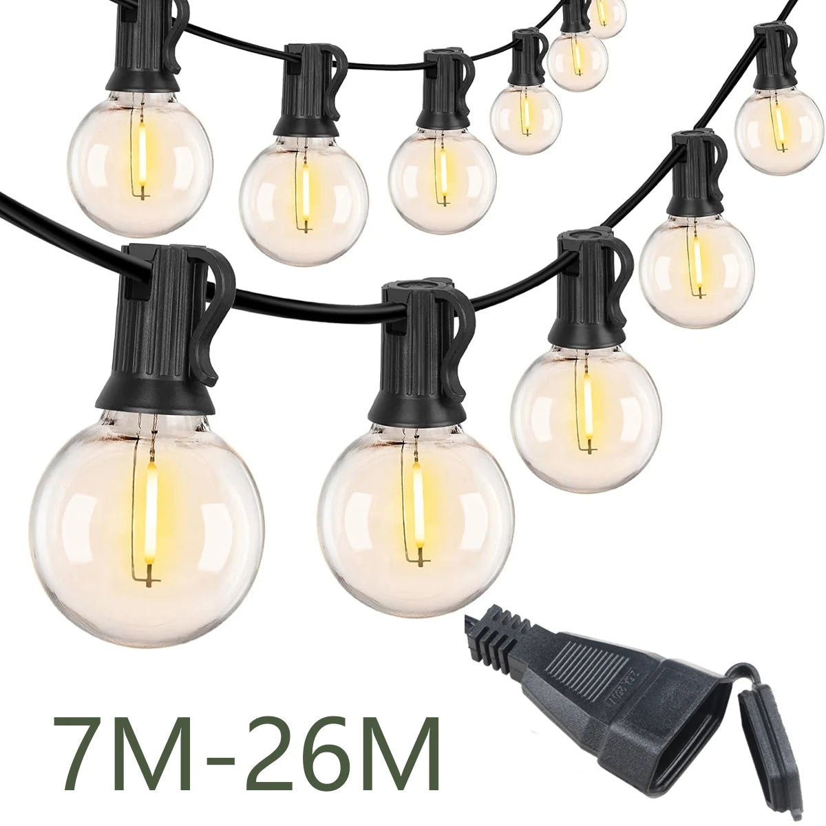 110 V/220 V Outdoor Lichtslingers LED G40 Festoen Fairy Patio Garland Lamp Bruiloft Straat Camping Tuin Party decoratie Verlichting