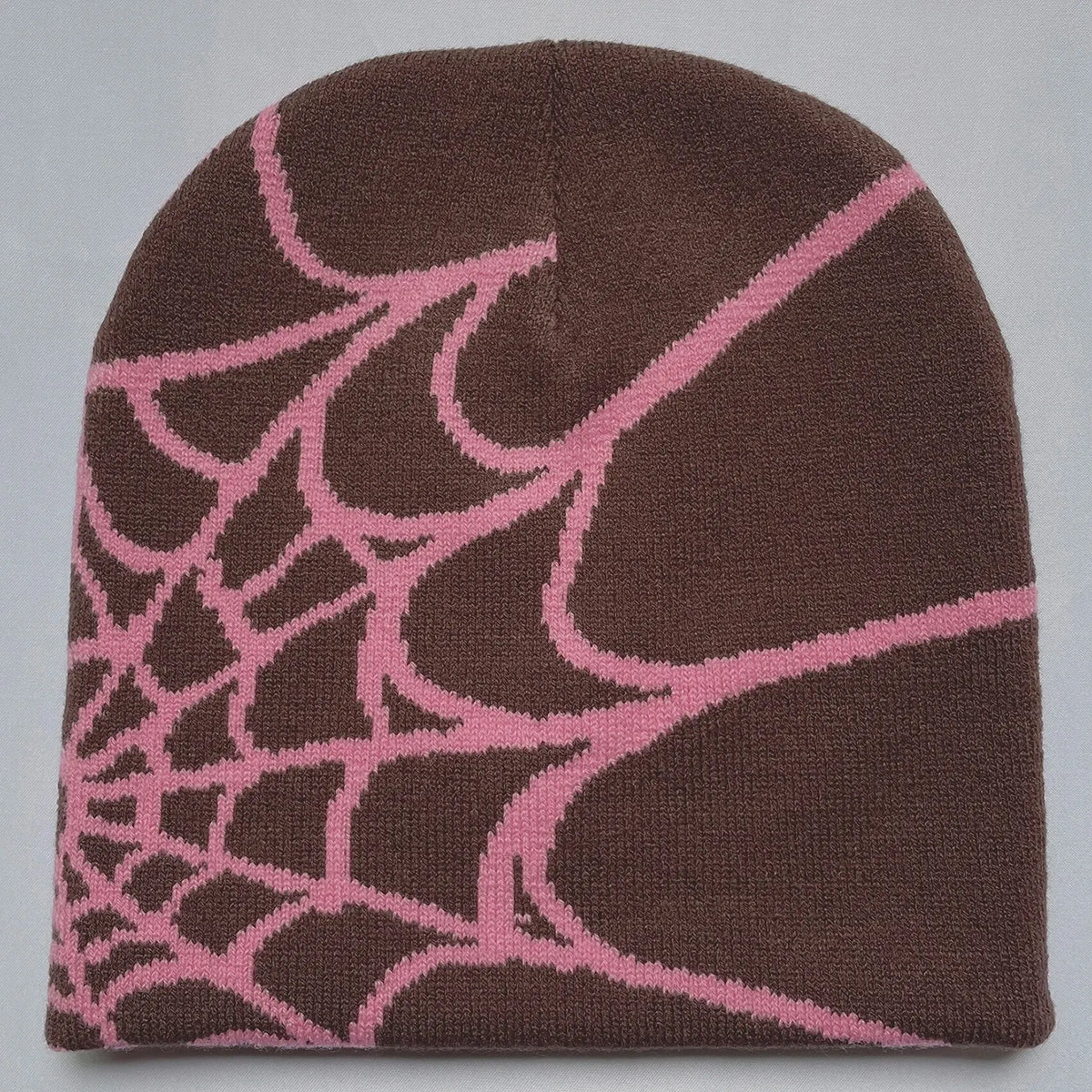 Bonnet tricoté avec motif toile d’araignée, bonnet d’hiver unisexe chaud en acrylique, couvre-chef pour les activités sportives en plein air, accessoire de mode | Sansoti