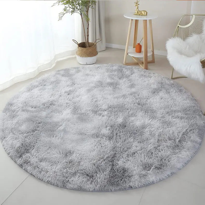 Teppich Kinderzimmer Rund Flauschig Weich 160cm Hochflor Teppich | Restfield