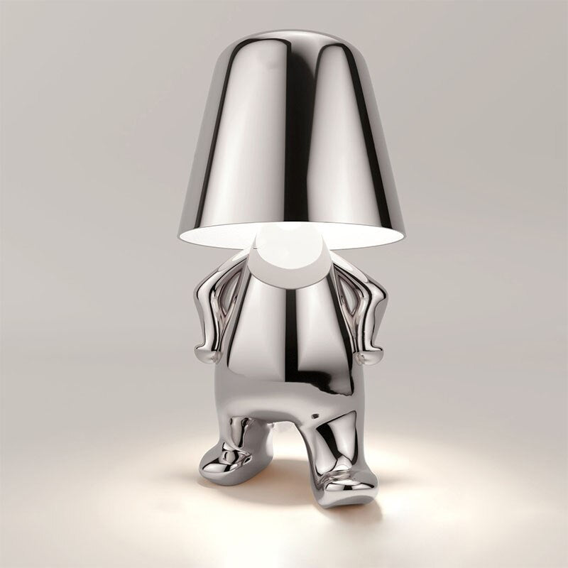 Figuurlamp LED Touch Dimbaar USB Oplaadbaar Goud Zilver Sfeerverlichting Woonkamer Slaapkamer Bureau Decoratielamp Cadeau | Sansoti