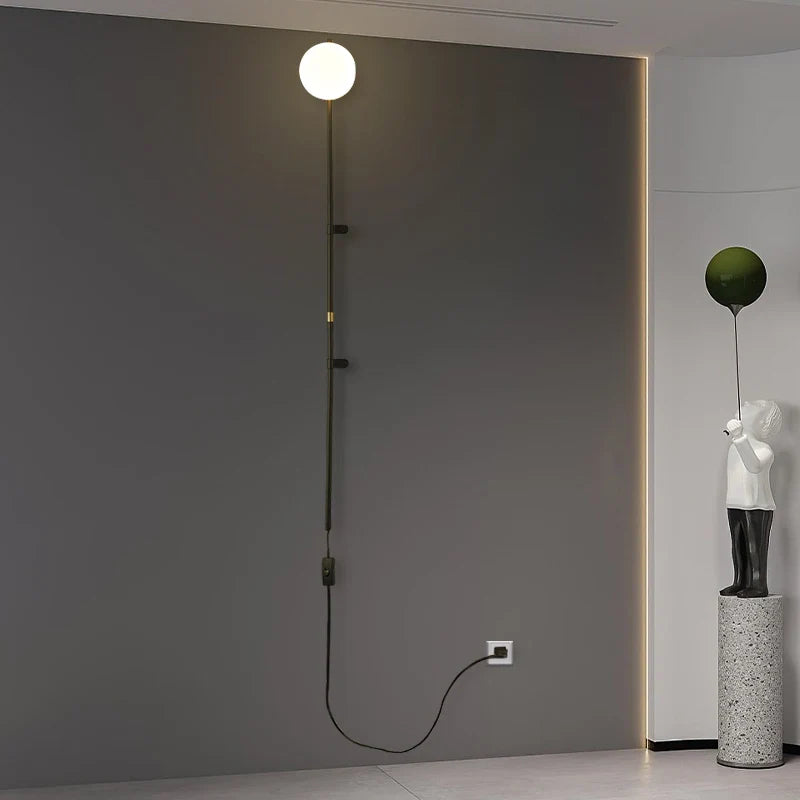 Scandinavische Wandlamp Wandsconce met Plug-in Aansluiting | Sansoti