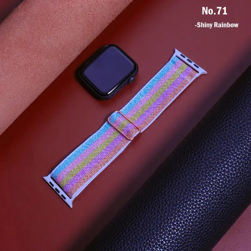 Elastisches Nylon-Smartwatch-Armband Austauschbar Komfortabel Langlebig Sportlich Aktiv | Sansoti