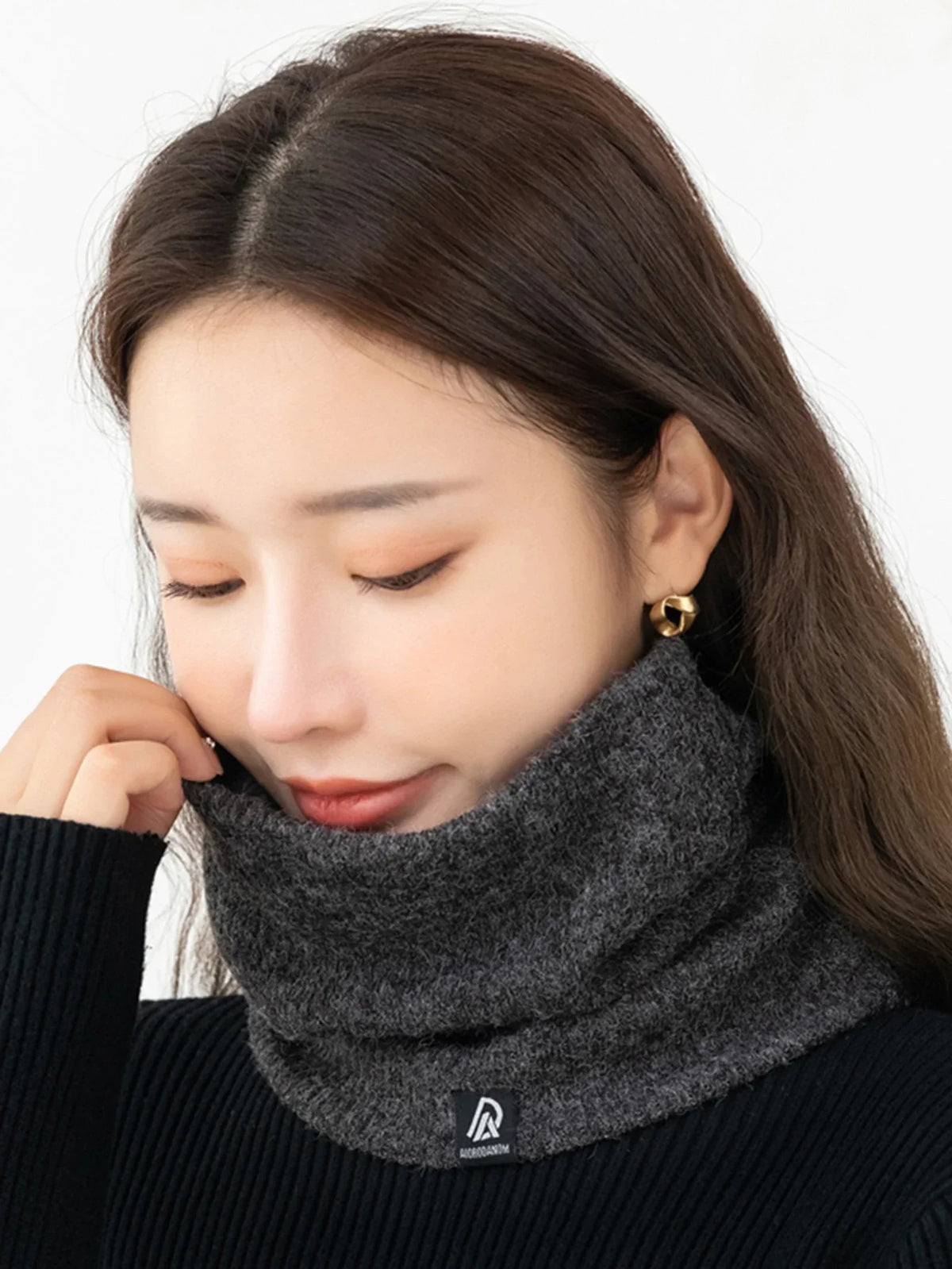 Gebreide Nekwarmer voor de Winter – Zachte Wollen Halssjaal Unisex – Warme Wintersjaals voor Dames en Heren | Sansoti