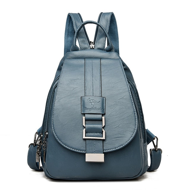Leren Damesrugzak Elegant Design Praktisch Schoudertas Dagelijks Gebruik Mode Accessoire Veelzijdig Stijlvol | Sansoti