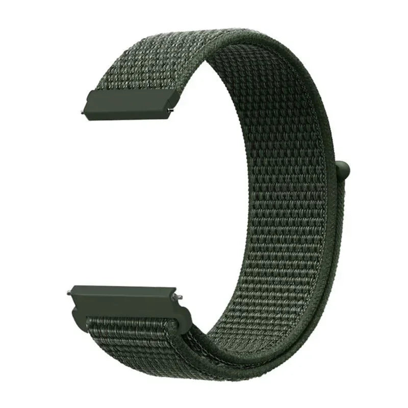 Verstellbares Nylon-Sportarmband für Smartwatches, 20 mm, 22 mm, atmungsaktives Armband, Sportuhr, leicht, Fitness | Sansoti