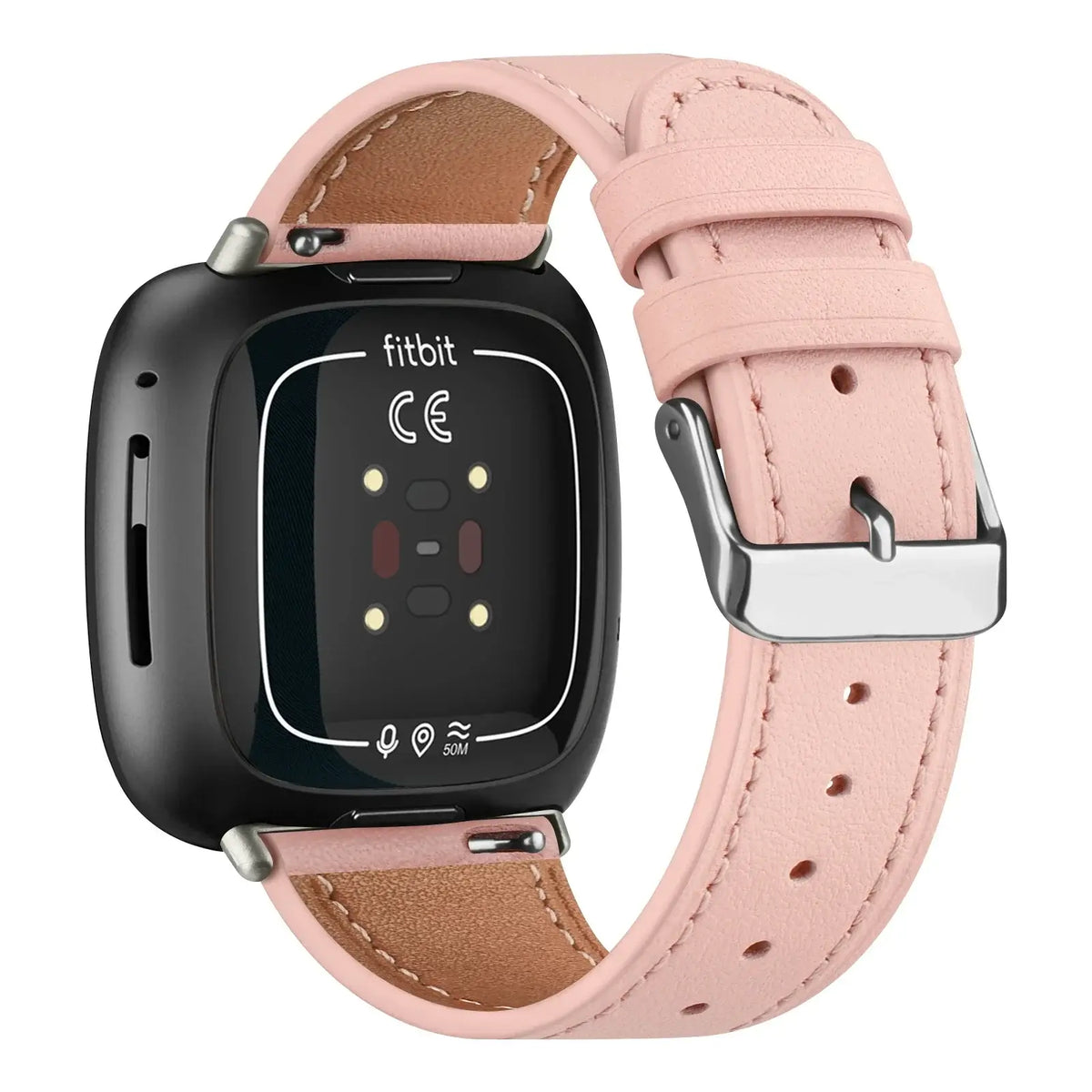 Lederarmband für Smartwatch Verstellbares Sportuhrenarmband Ersatzarmband für Damen und Herren Aktivitäts-Tracker | Sansoti