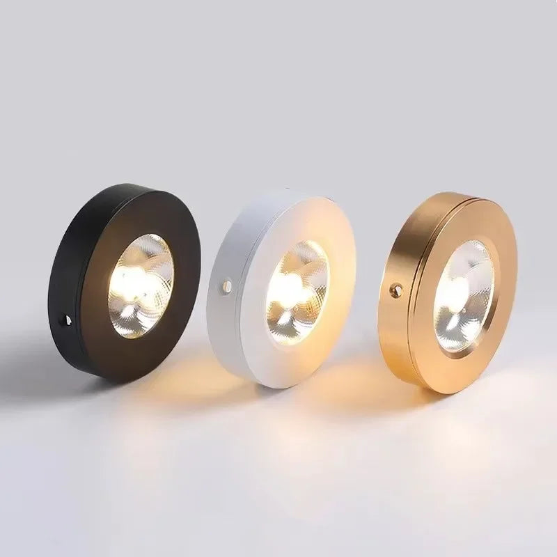 Ultradünne LED Aufputz-Downlight Deckenleuchte Aluminium Anti-Glare Design für Küche, Bad und Wohnraum 90-260V | Restfield