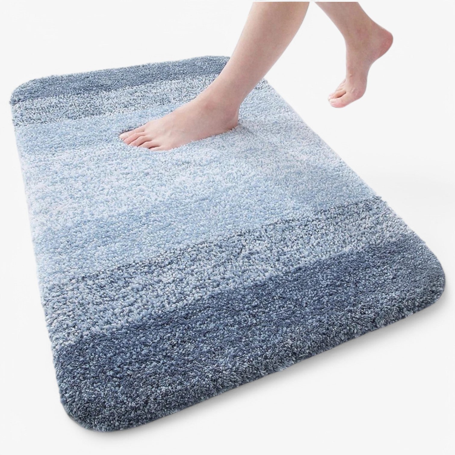 Tapis de bain antidérapant de luxe en microfibre – Séchage rapide et doux 41x61 à 61x119 cm | Restfield