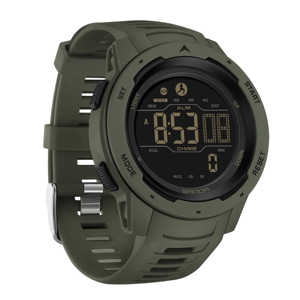 Digitaal Sporthorloge met Stappenteller – Waterbestendig Outdoorhorloge 5 Bar Waterdicht | Sansoti