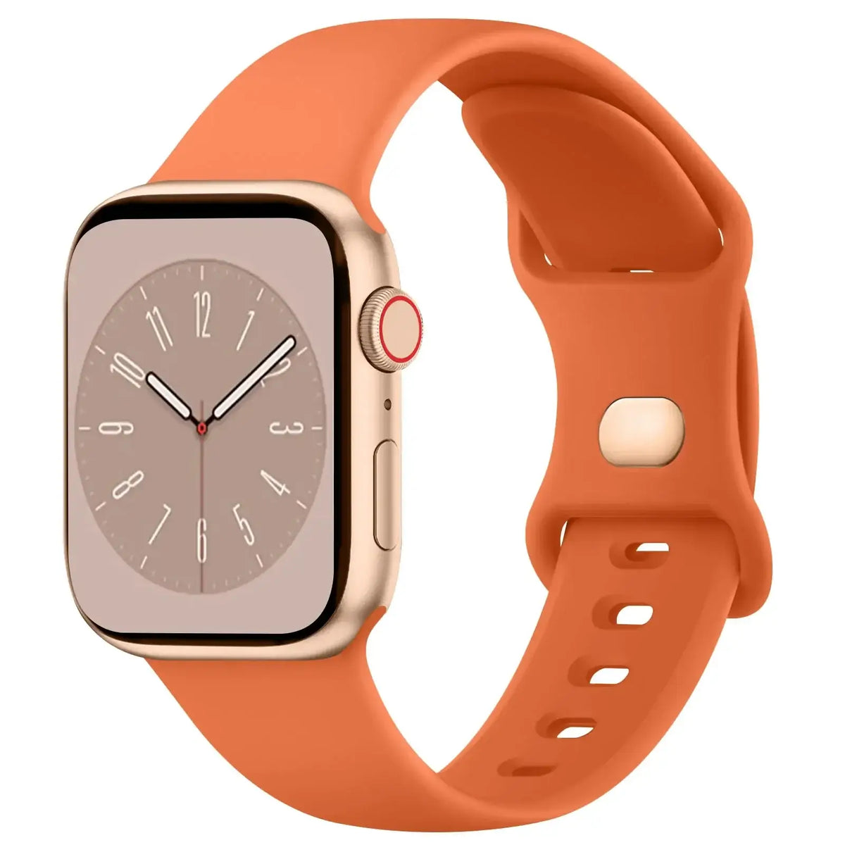 Silikon-Smartwatch-Armband – atmungsaktives, flexibles, verstellbares und komfortables Uhrenarmband – für alle Handgelenkgrößen | Sansoti