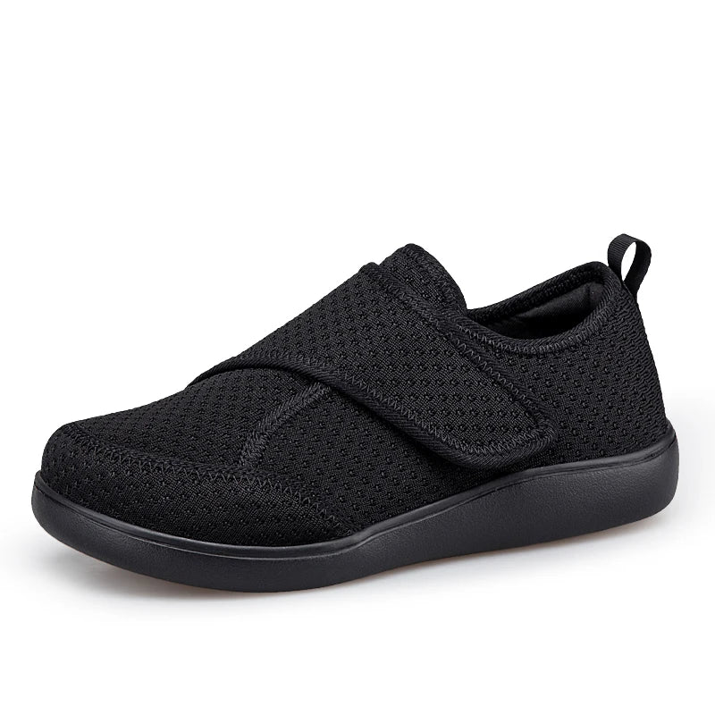 Adjustable Orthopedic Shoes Wide Fit Extra Roomy Comfortable for Seniors Unisex Diabetic Shoes | Sansoti