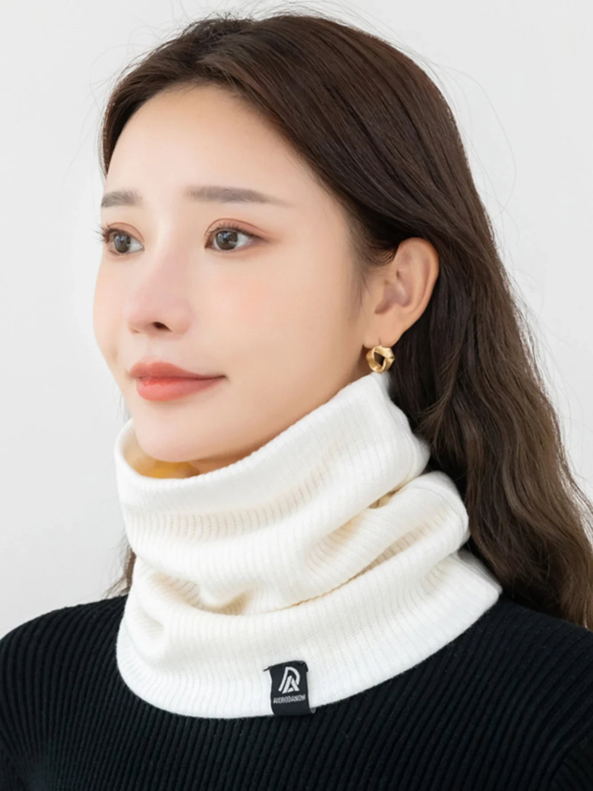 Gebreide Nekwarmer voor de Winter – Zachte Wollen Halssjaal Unisex – Warme Wintersjaals voor Dames en Heren | Sansoti