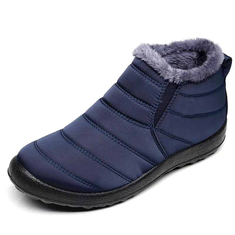 Wasserdichte Herren-Winterstiefel, gefütterte Schlupf-Sneestiefel, warmes Schuhwerk, stark isolierende Winterschuhe | Sansoti