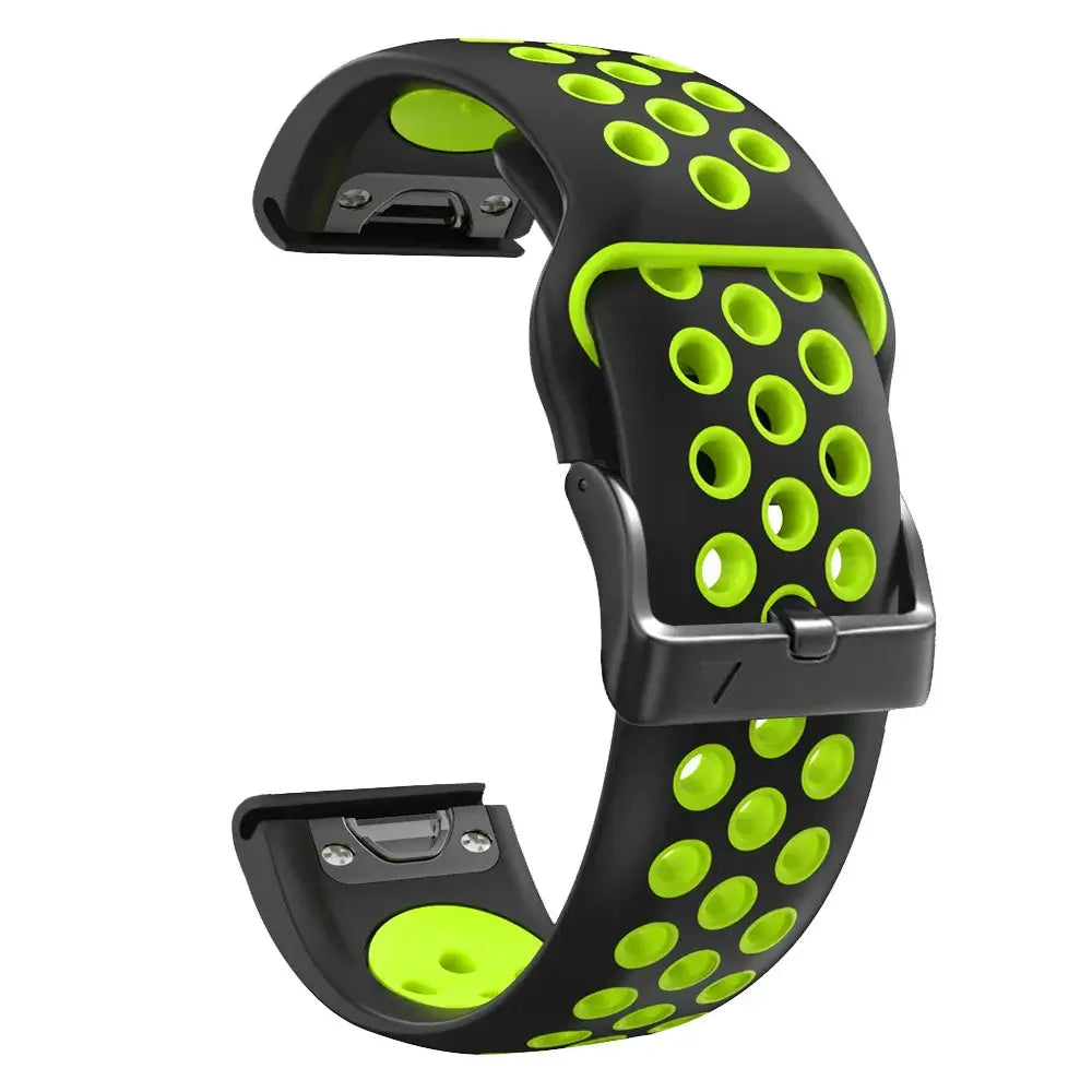Atmungsaktives Silikonarmband für Smartwatches, QuickFit, Sportarmband, Uhrenarmband, 22 mm, 26 mm, Fitness, Training, Sport | Sansoti