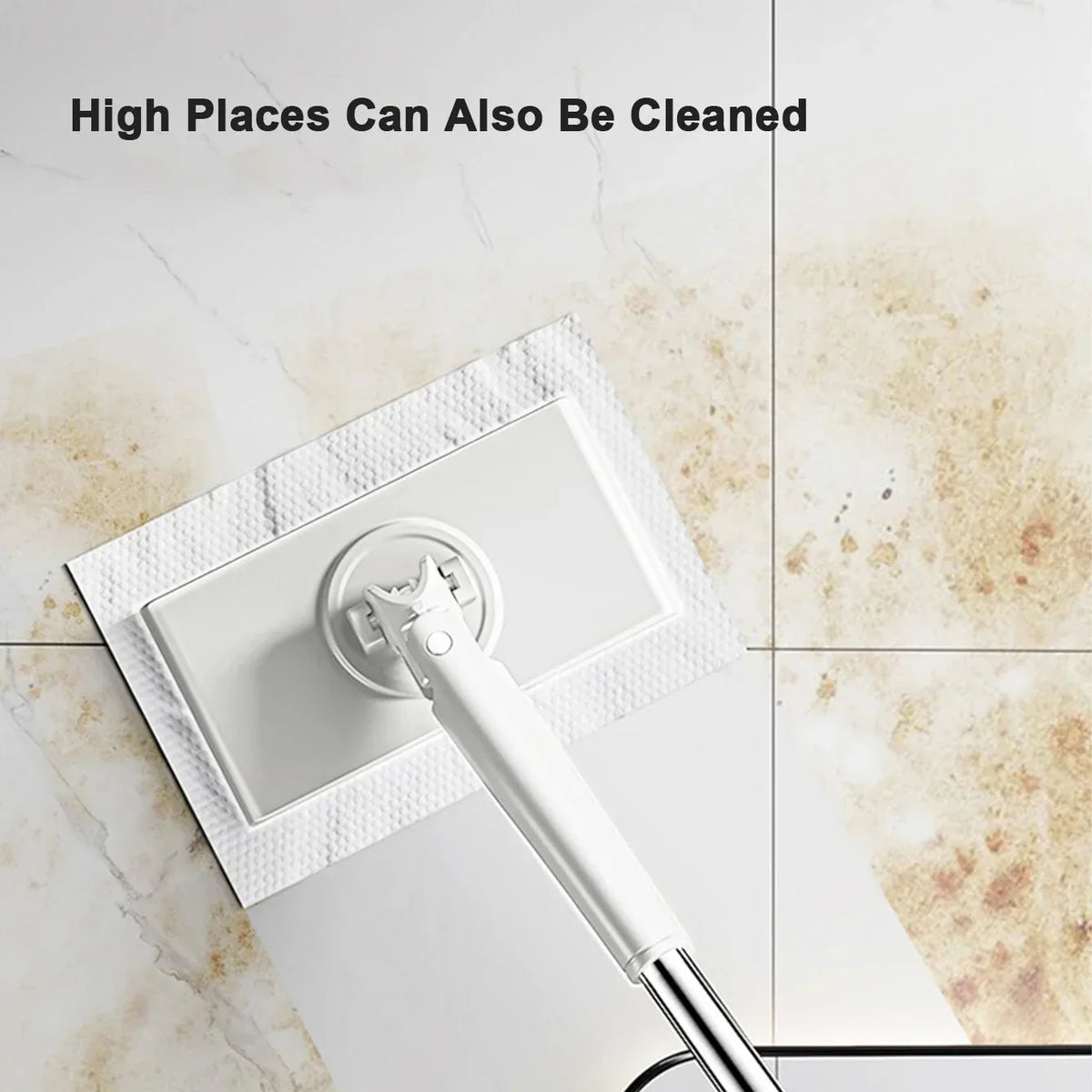Mop with Automatic Wringing System Quick-Drying Microfiber Floor Mop for Clean, Hygienic Floor Care | Sansoti