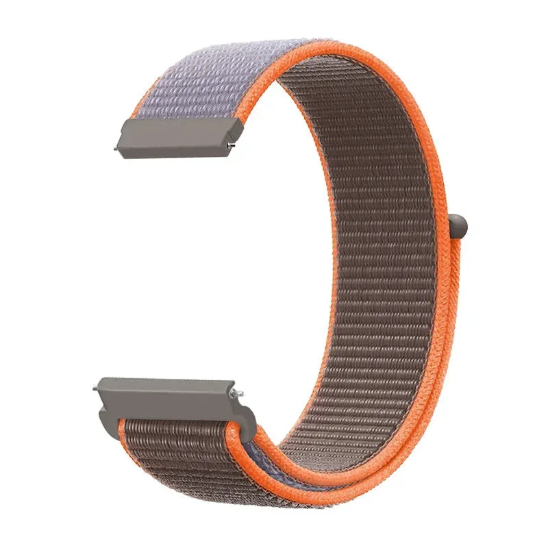 Verstellbares Nylon-Sportarmband für Smartwatches, 20 mm, 22 mm, atmungsaktives Armband, Sportuhr, leicht, Fitness | Sansoti
