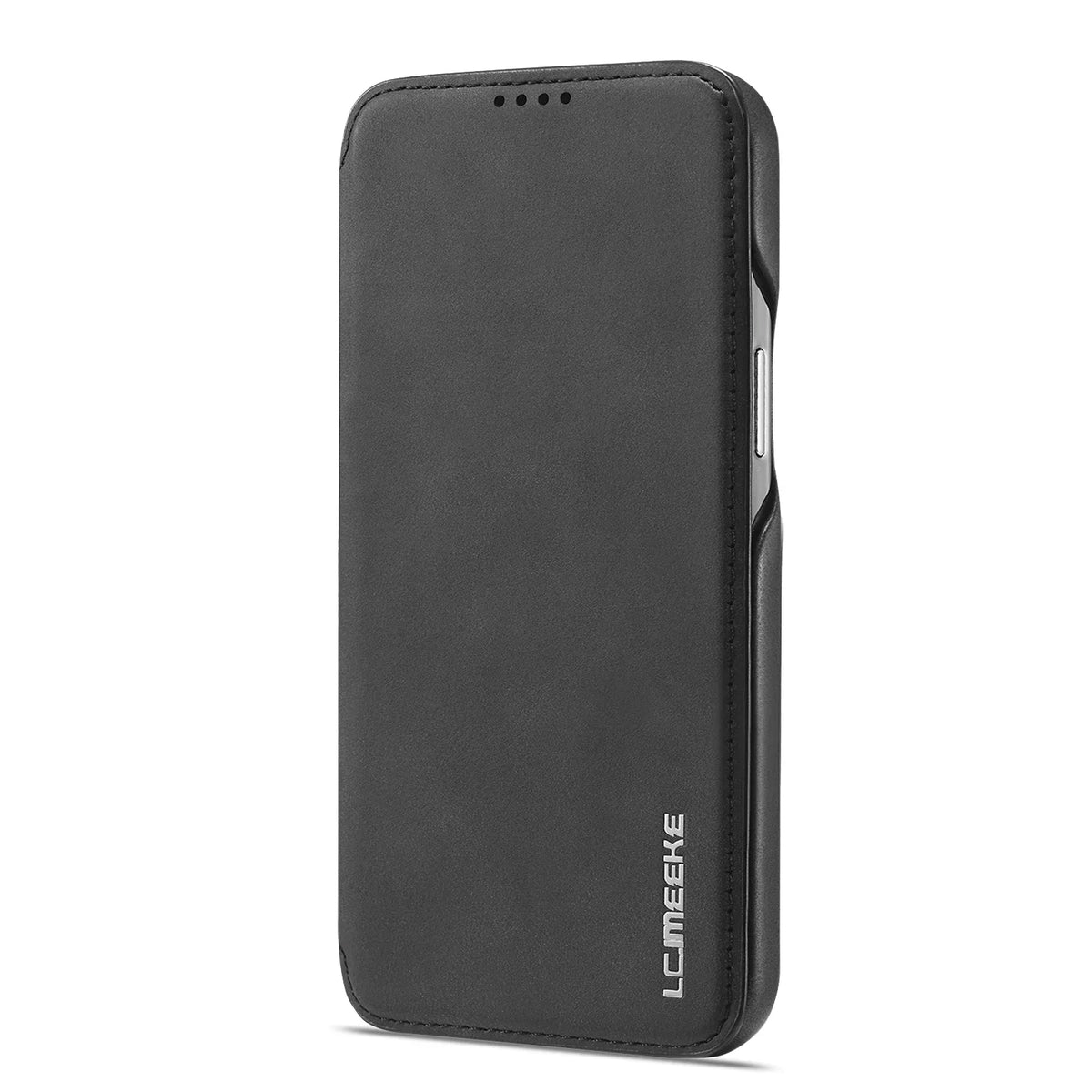 Étui portefeuille à rabat en cuir avec fente pour carte pour divers modèles de smartphones, étui portefeuille compact | Sansoti