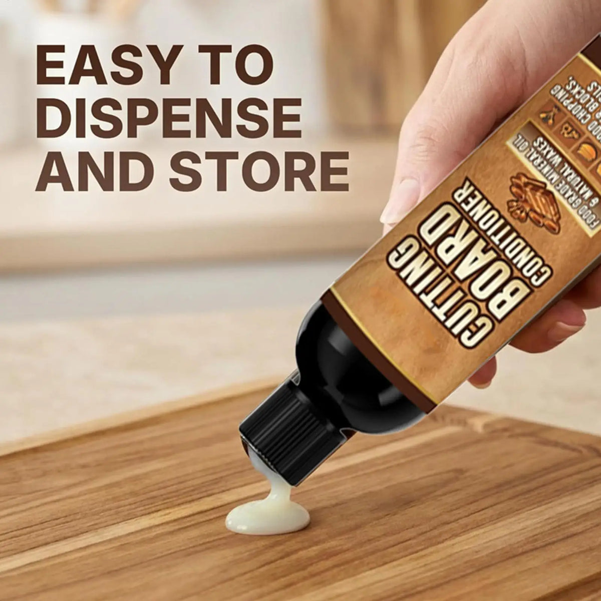 Minerale Onderhoudsolie 100ml Voedselgeschikt Hout Bescherming Verzorging Keukenbladen Serveerplanken | Sansoti