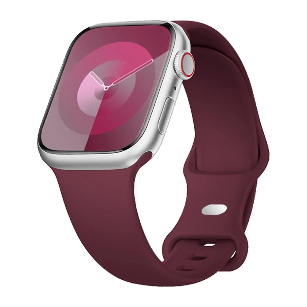 Bracelet de montre en silicone résistant à l’eau, bracelet de sport flexible 38-49 mm pour smartwatch, bracelet de poignet remplaçable et réglable | Sansoti