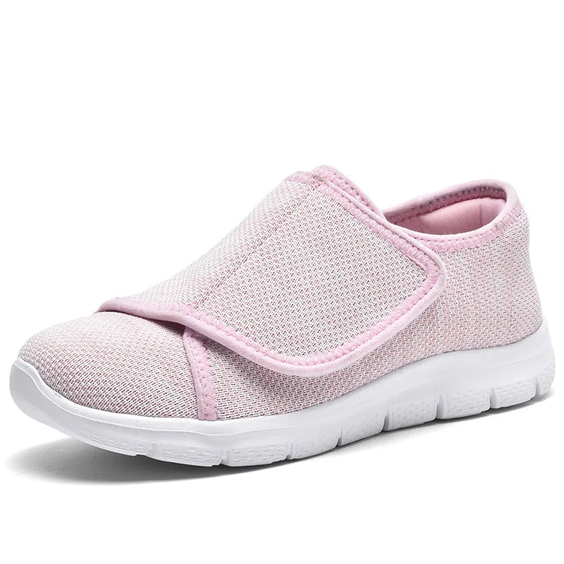 Orthopedische Wandelschoenen Microvezel met Klittenband Verstelbaar Comfort voor Dagelijks Gebruik Dames Heren | Sansoti