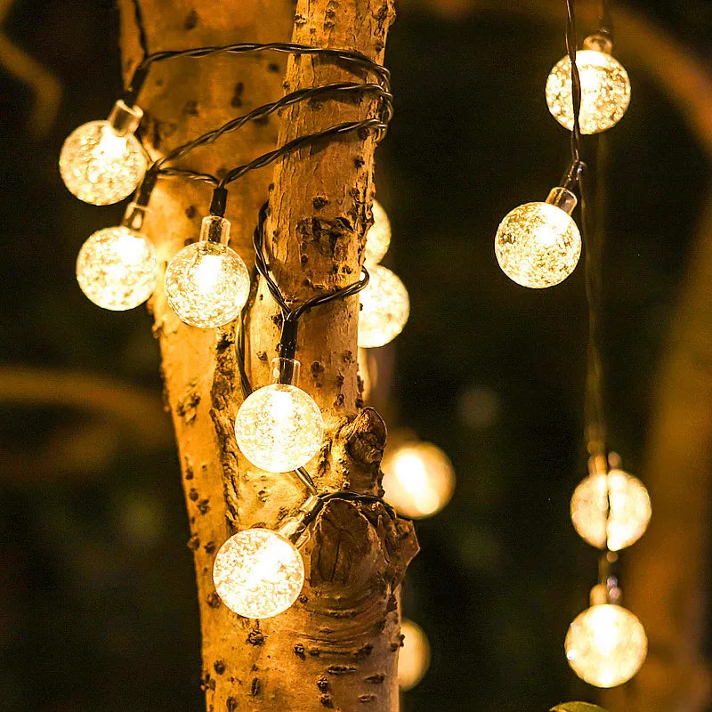 Zonne-energie Fonkelende Tuinverlichting 10 Meter LED Snoer Waterdicht IP65 Buitenverlichting Sfeerlampen voor Tuin Terras en Balkon | Sansoti