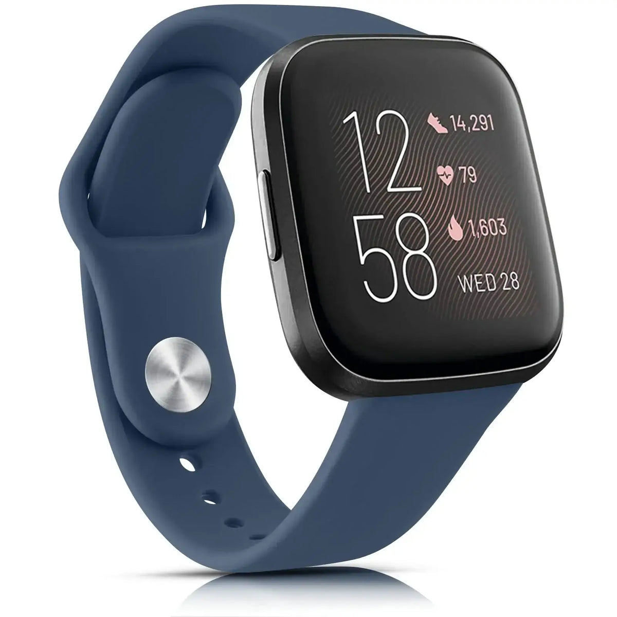 Wasserbeständiges, verstellbares Silikon-Smartwatch-Armband, Sportuhr-Armband, kompatibel mit Fitbit, aktiv | Sansoti