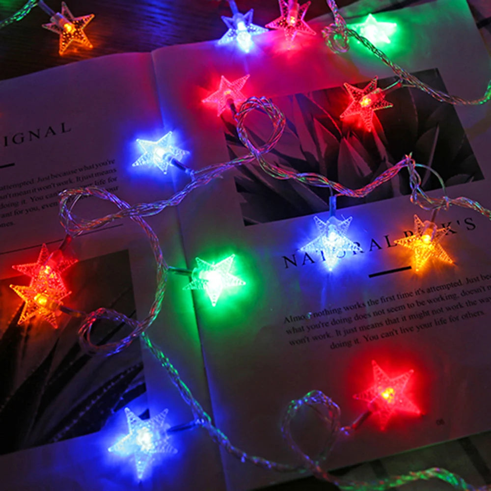 Star String Lights LED Ambient Lighting for Garden Patio Party Indoor Outdoor Decoration Mood Lamp Party Lighting | Sansoti