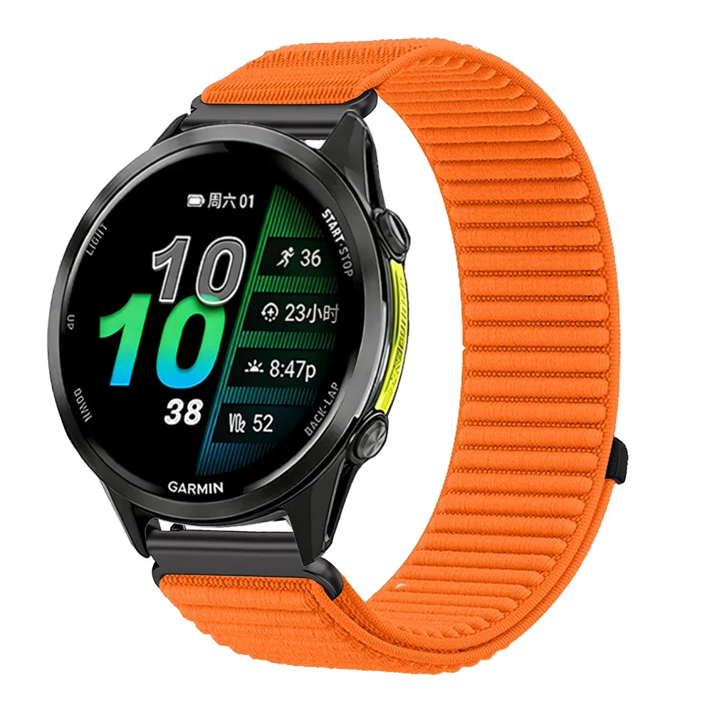 Nylon-Smartwatch-Armband, 21 cm, verstellbar, atmungsaktiv, sportlich, für Sportuhren, 20 mm, 22 mm, Unisex-Armband | Sansoti