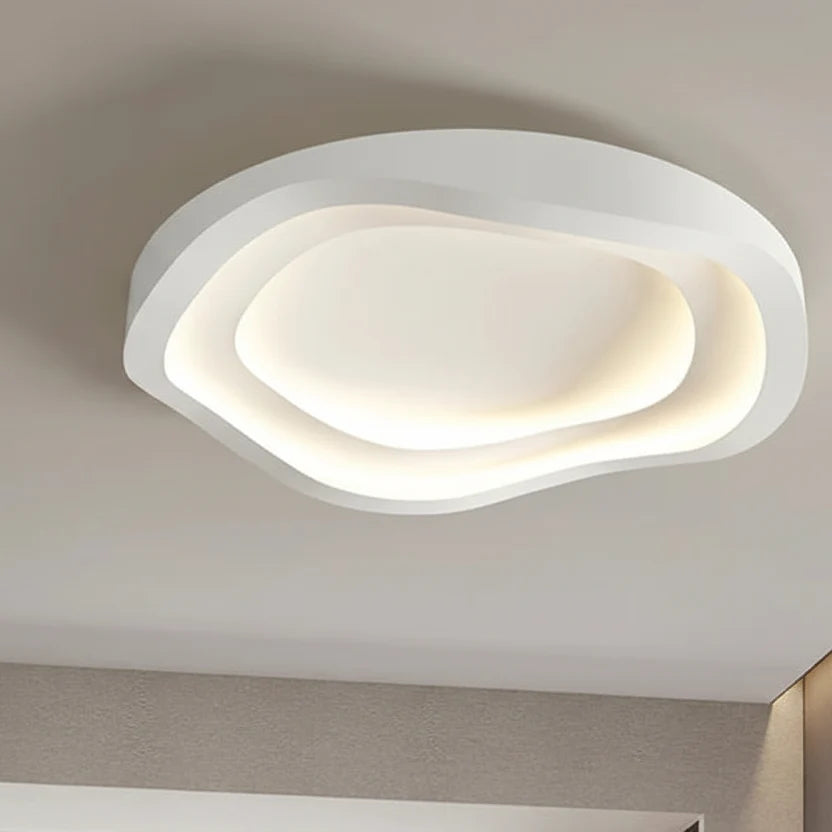 Golvende Plafondlamp Rond Metaal Dimbaar LED Eetkamer Slaapkamer Hal Modern Sculptuur Design Sfeerverlichting | Sansoti