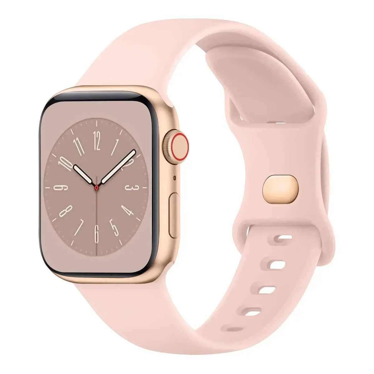 Silikon-Smartwatch-Armband – atmungsaktives, flexibles, verstellbares und komfortables Uhrenarmband – für alle Handgelenkgrößen | Sansoti