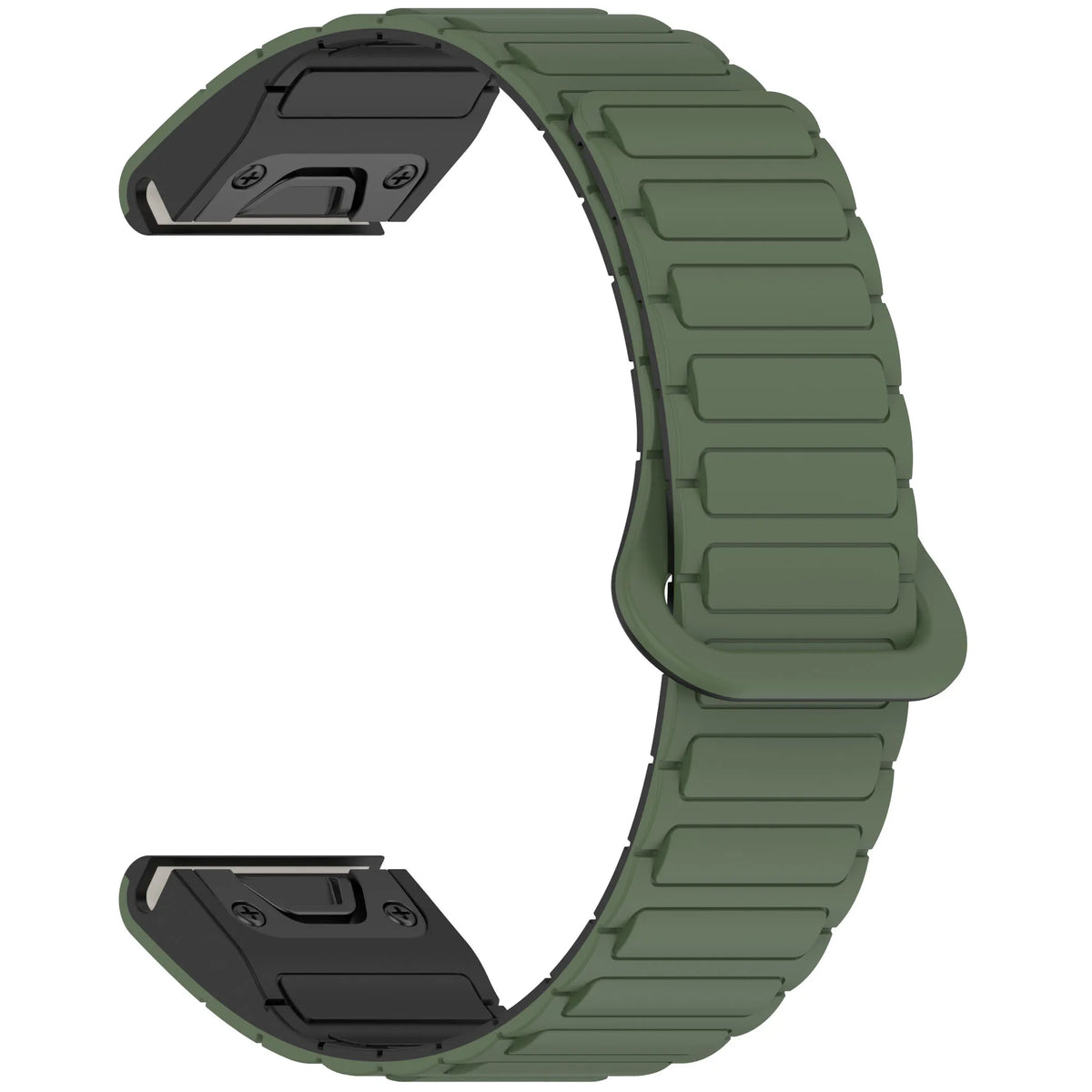 Magnetisches Silikon-Smartwatch-Armband 20 mm, 22 mm, 26 mm, verstellbar, Sportarmband, wasserdicht, komfortabel | Sansoti
