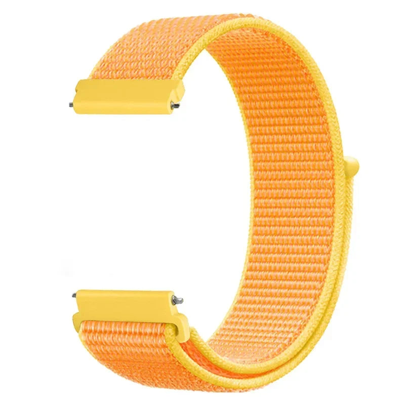 Verstellbares Nylon-Sportarmband für Smartwatches, 20 mm, 22 mm, atmungsaktives Armband, Sportuhr, leicht, Fitness | Sansoti