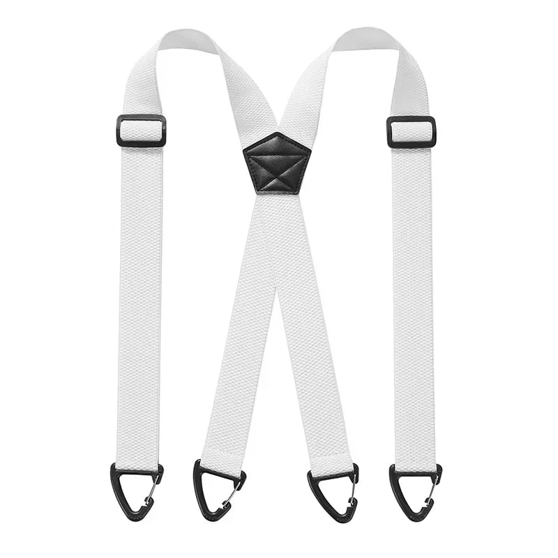 Verstelbare Bretels Heren X-Rug Y-Vorm Elastisch 3,5cm Breed Metalen Clips Werkkleding Casual Formeel | Sansoti