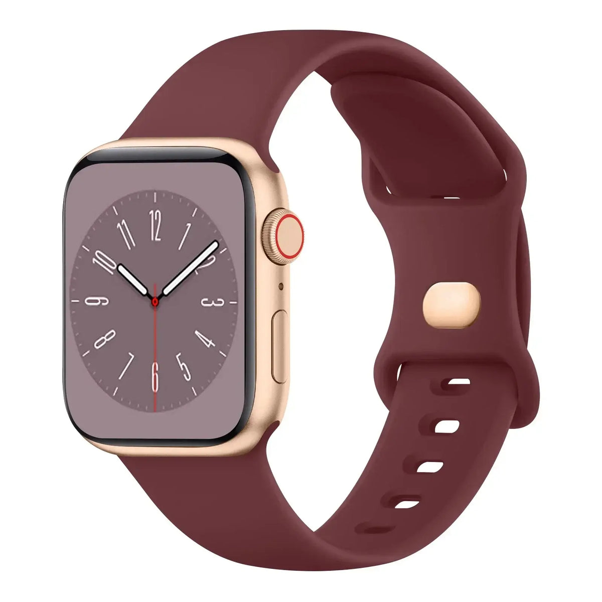 Silikon-Smartwatch-Armband – atmungsaktives, flexibles, verstellbares und komfortables Uhrenarmband – für alle Handgelenkgrößen | Sansoti