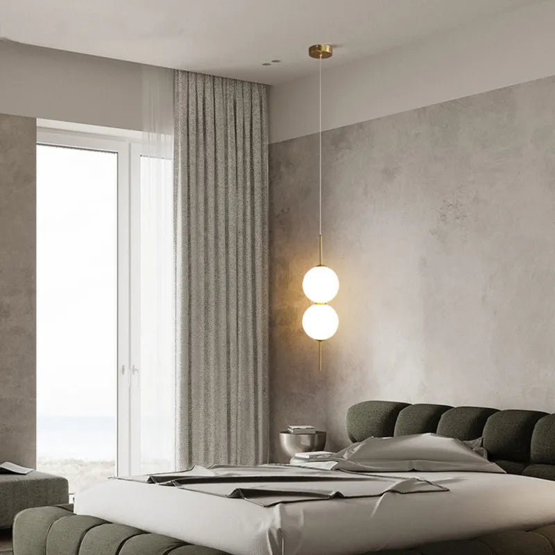 Moderne Glazen Hanglamp met 1, 2, 3 of 4 Lichtpunten – Eigentijds Design voor Slaapkamer, Eetkamer, Woonkamer | Sansoti