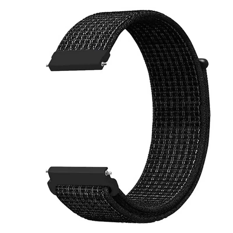 Verstellbares Nylon-Sportarmband für Smartwatches, 20 mm, 22 mm, atmungsaktives Armband, Sportuhr, leicht, Fitness | Sansoti
