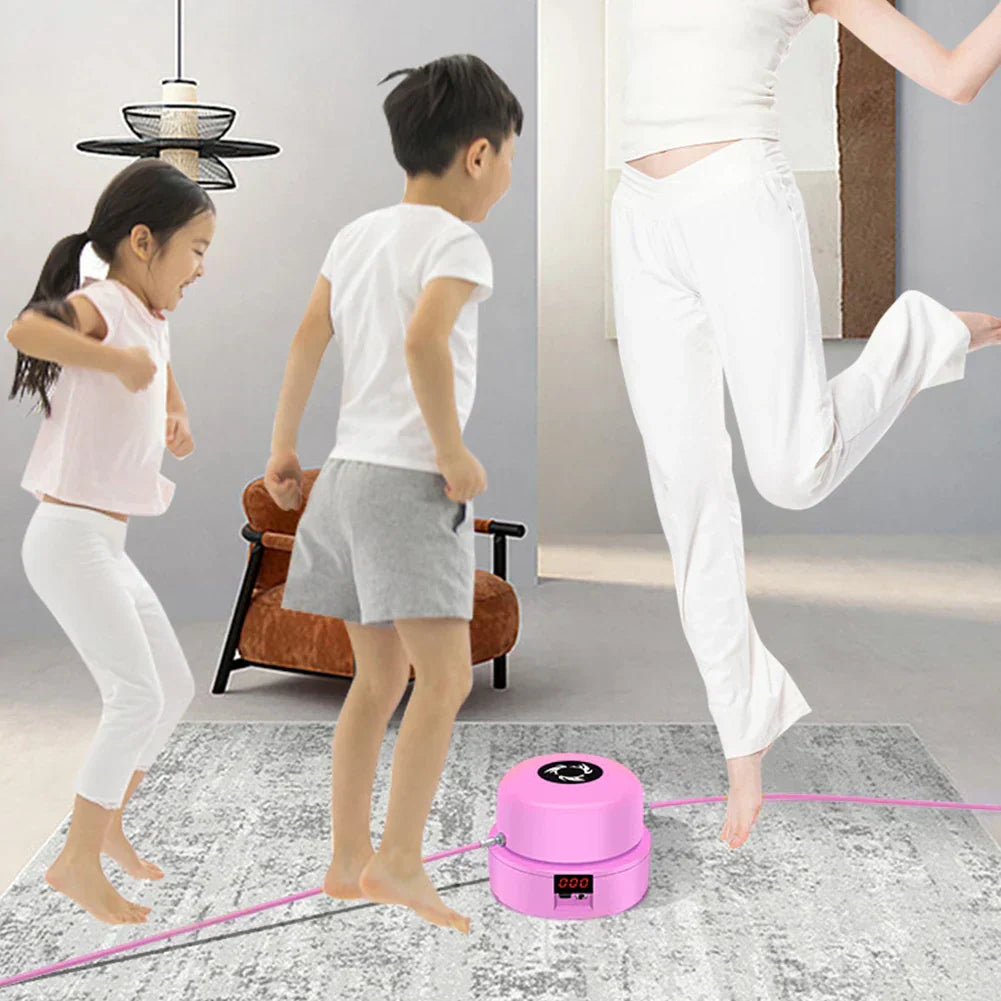 Corde à Sauter Automatique Fitness Système Rechargeable Vitesse Réglable Entraînement Cardio | Restfield