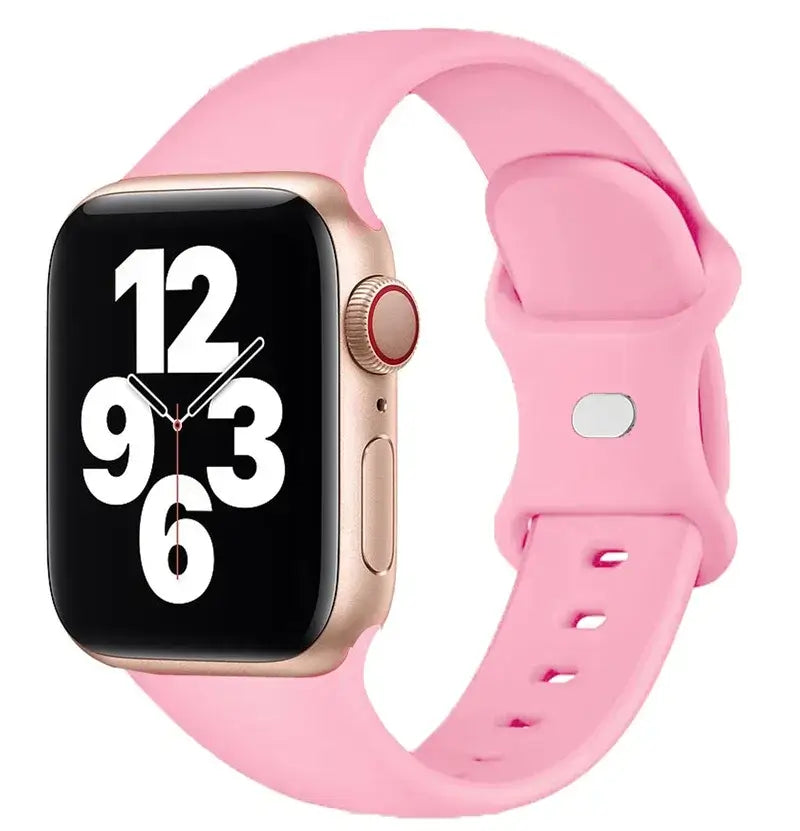 Bracelet de smartwatch en silicone, résistant à l’eau et flexible, bracelet sport doux pour une utilisation quotidienne active | Sansoti
