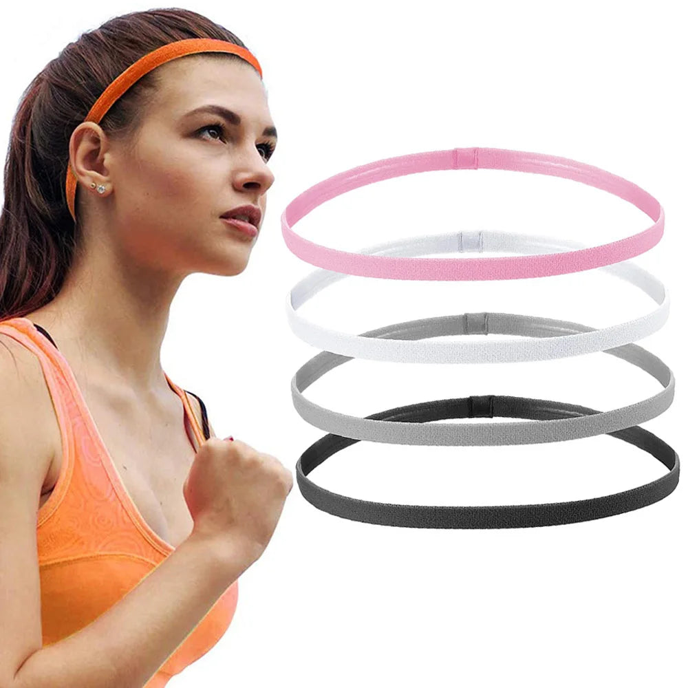 Elastische Sport Haarbanden 4 Stuks – Antislip Design Dames & Heren Yoga Running | Sansoti